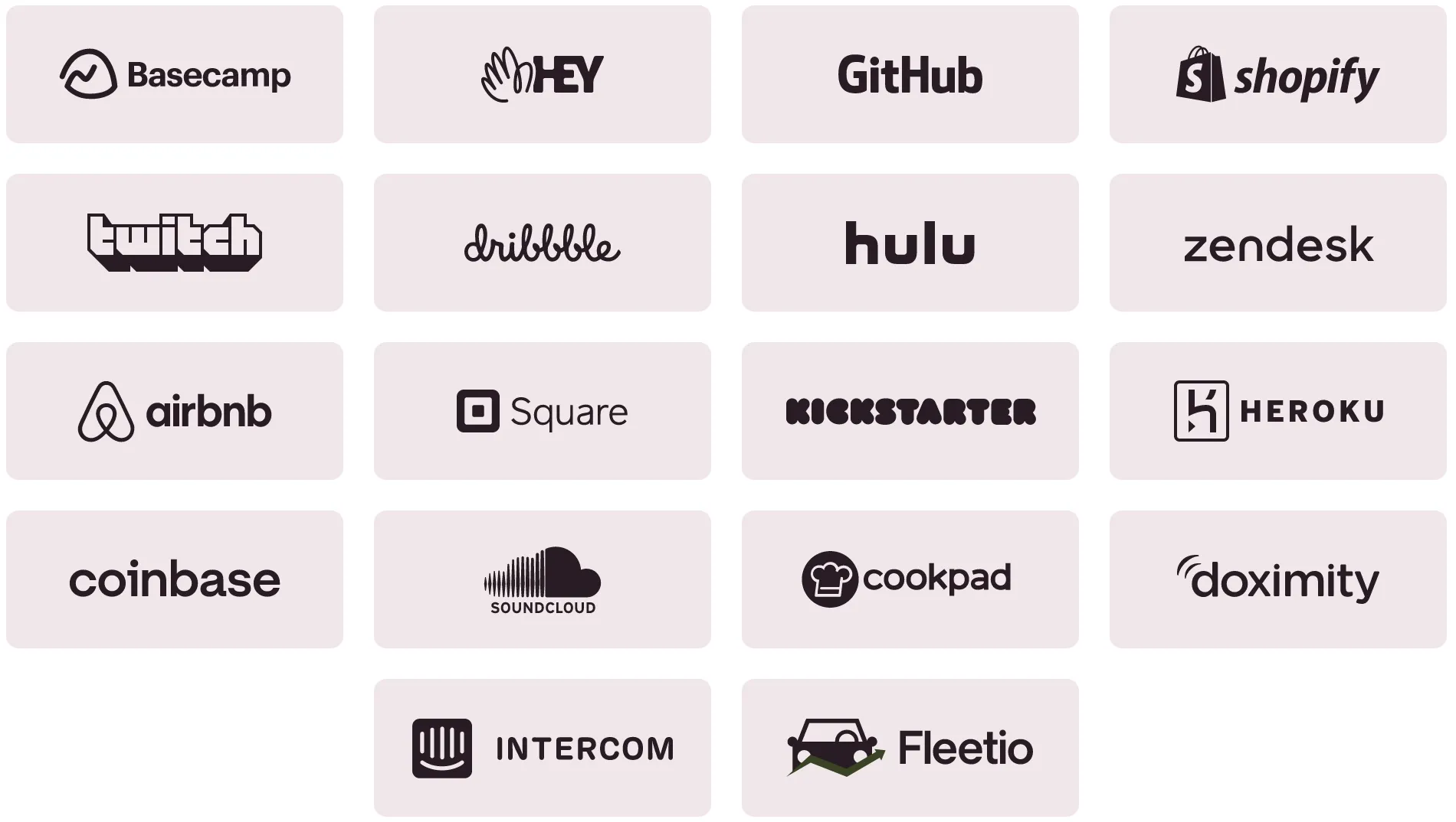 Unternehmen, die Ruby on Rails einsetzen